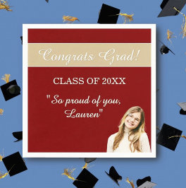 Perfect Graduation Congrats Serviette