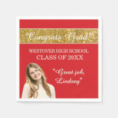 Perfect Graduation Congrats  Serviette (Vorderseite)