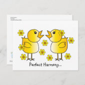 Perfect Harmony Postcard Postkarte (Vorne/Hinten)