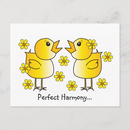 Perfect Harmony Postcard Postkarte (Vorderseite)