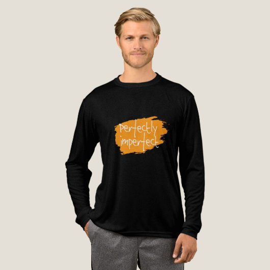 Perfect Imperfect – Flawed by Design Tri-Blend Shirt (Volle Vorderseite)