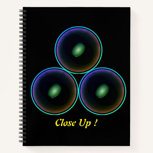 Perfect Journal Stilvolle Spiral Notebook Designs Notizblock (Vorderseite)