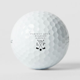 "'Perfect Love, Perfect Round' Individuelle Hochze Golfball