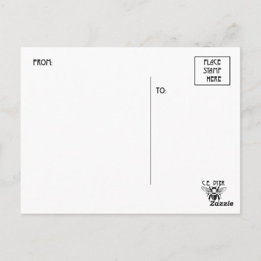 Perfect Mason Postkarte (Rückseite)