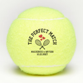 Perfect Match Brautparty Bachelorette Favor Tennisbälle