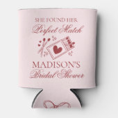 Perfect Match Bridal Shower Bachelorette Favor Dosenkühler (Vorderseite)