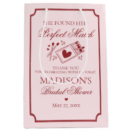 Perfect Match Bridal Shower Bachelorette Favor Mittlere Geschenktüte