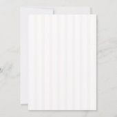 Perfect Match Elegant Modern Stripe Bridal Shower Einladung (Rückseite)
