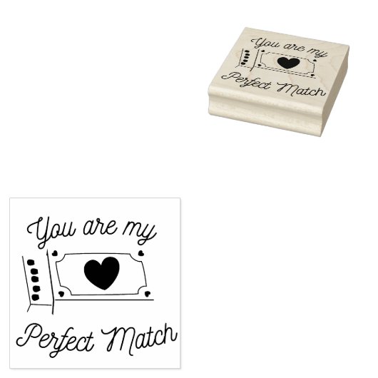 Perfect Match Gummistempel (Stempel)