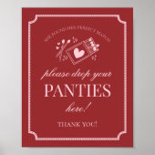 Perfect Match Lingerie Shower Panties Please Sign Poster (Vorne)