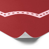 Perfect Match Made in Heaven Bridal Shower Welcome Poster (Ecke)