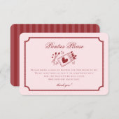 Perfect Match Made in Heaven Pink Panties Please Begleitkarte (Vorne/Hinten)