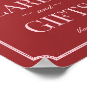 Perfect Match Matchbox Bridal Shower Cards & Gifts Poster (Ecke)