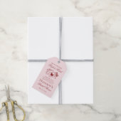 Perfect Match Matchbox Bridal Shower Favor Geschenkanhänger (Mit Garn)