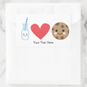 Perfect Match Rechteckiger Aufkleber (Tasche)