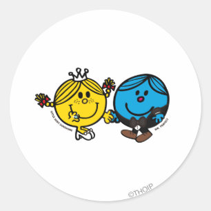 Perfect Match Runder Aufkleber