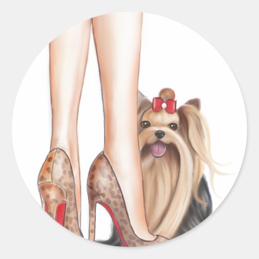 Perfect Match Runder Aufkleber (Vorderseite)