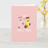 Perfect Match Socks Card Karte (Gelbe Blume)