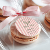 Perfect Match Tennis Bridal Shower Runder Aufkleber