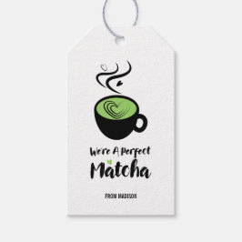 Perfect Matcha Valentine Liebe Gift Tags Geschenkanhänger