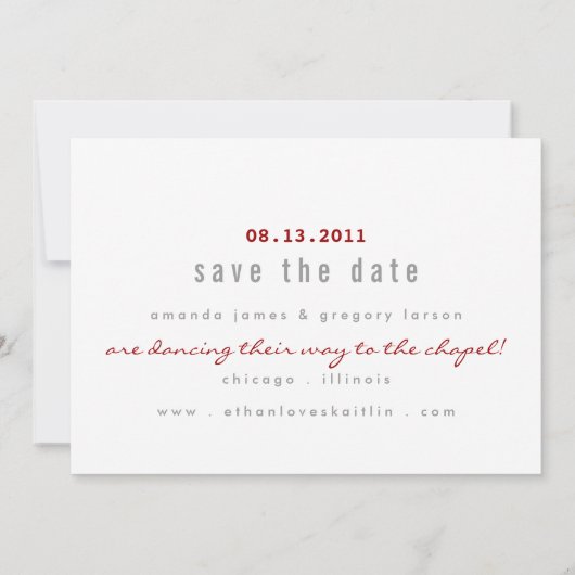 Perfect Mix Save the Date (Rückseite)