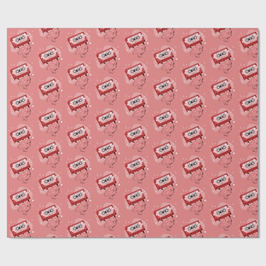 Perfect Mixtape Valentine Geschenkpapier (Flach)