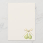 Perfect Pair Bridal Shower Einladung (Rückseite)