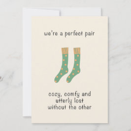 Perfect Pair Valentine Postcard Feiertagskarte