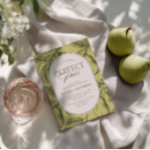 Perfect Pair Vintage Pear Bridal Shower Einladung