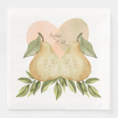 Perfect Pear Paper Napkin Serviette (Vorderseite)