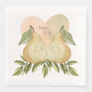 Perfect Pear Paper Napkin Serviette