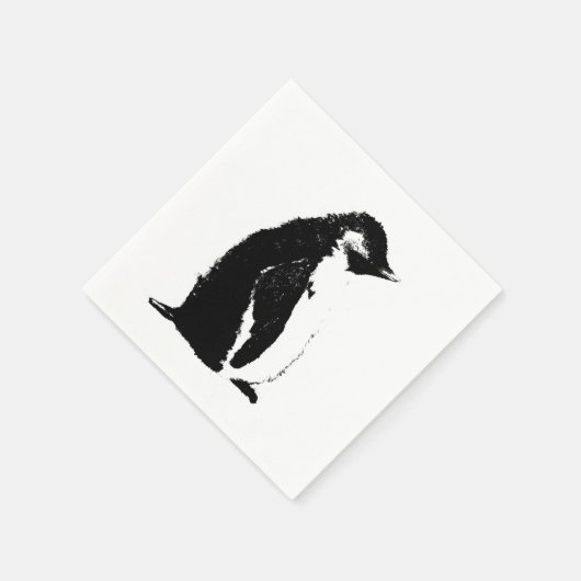 Perfect Penguin Napkin Serviette (Ecke)