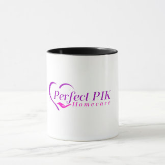 "Perfect Pik Homecare Logo-Tasse - Berufliches Bra Tasse