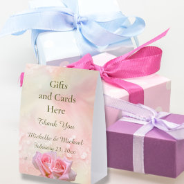 Perfect Pink Roses Wedding Table Tent Sign Tischaufsteller