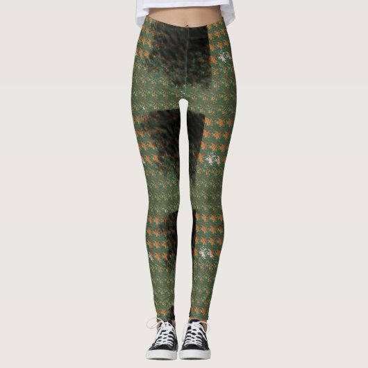 Perfect Prints_Green Leggings (Vorderseite)