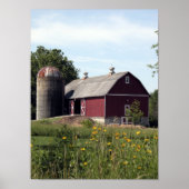 Perfect Red Barn Poster (Vorne)