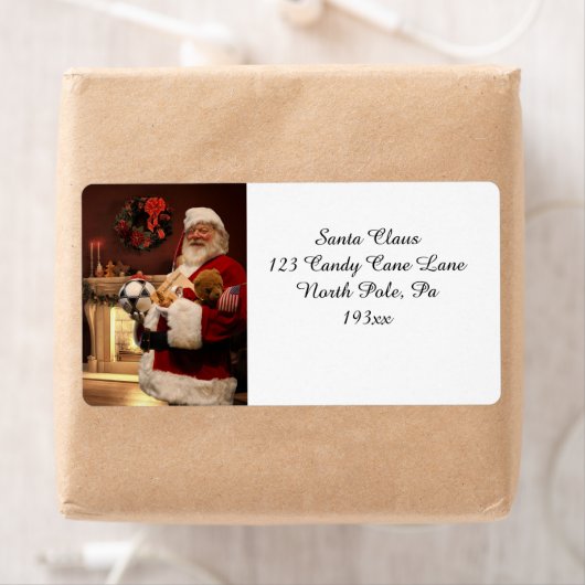 Perfect Santa Claus Address Mailing Label (Insitu)