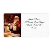 Perfect Santa Claus Address Mailing Label (Vorne)