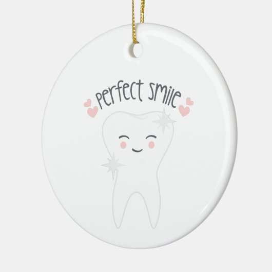 Perfect Smile Keramik Ornament (Links)
