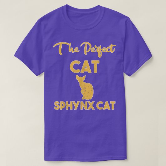 Perfect Sphyn Cat T-Shirt (Design vorne)
