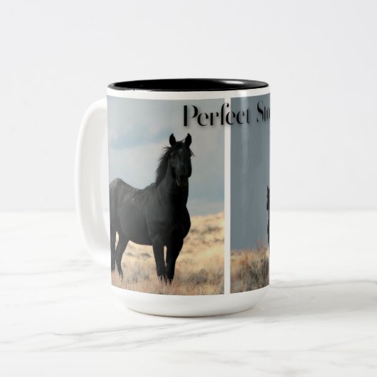 "Perfect Storm" Mustang Tasse  (Vorderseite Links)