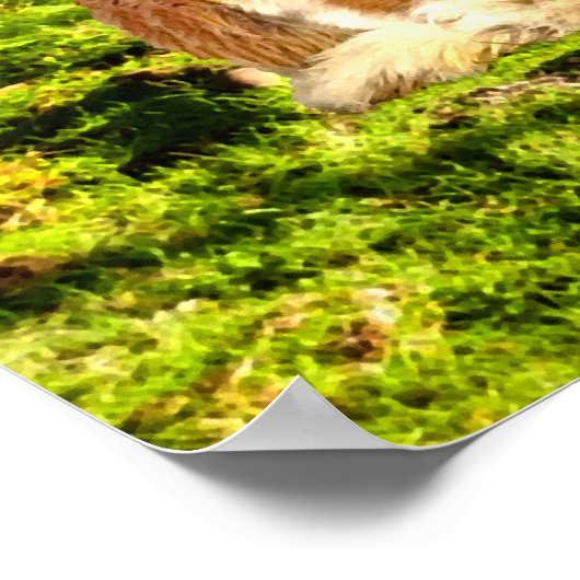 "Perfect Sunday Afternoon" Poster (Ecke)