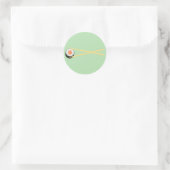 Perfect Sushi I Runder Aufkleber (Tasche)