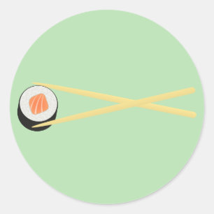 Perfect Sushi I Runder Aufkleber