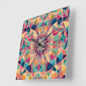 Perfect Symmetry Neo Nexus Quadratische Wanduhr (Winkel)