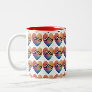 Perfect Valentine's Day Geschenk I Liebe You Zweifarbige Tasse
