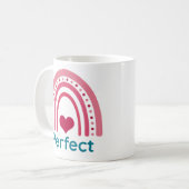 Perfect Viva Magenta Boho Rainbow Kaffeetasse (Vorderseite Links)