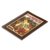 Perfecta Bicycles mit weiblicher Werbeposte Notizblock (Linke Seite)