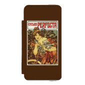 Perfecta-Fahrräder mit Frauen-Anzeige-Posten Incipio iPhone Geldbeutel-Hülle (Folio Vorderseite)