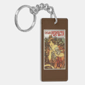 Perfecta-Fahrräder mit Frauen-Anzeige-Posten Schlüsselanhänger (Vorderseite links)